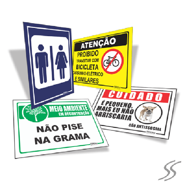 Placa Não Desista Em Inglês Pvc Maqplacas